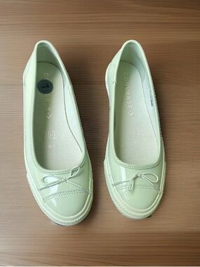 Converse  Dainty Ballerina Patent Leather  Flats with Bow|Surplus Mint NWOT~7